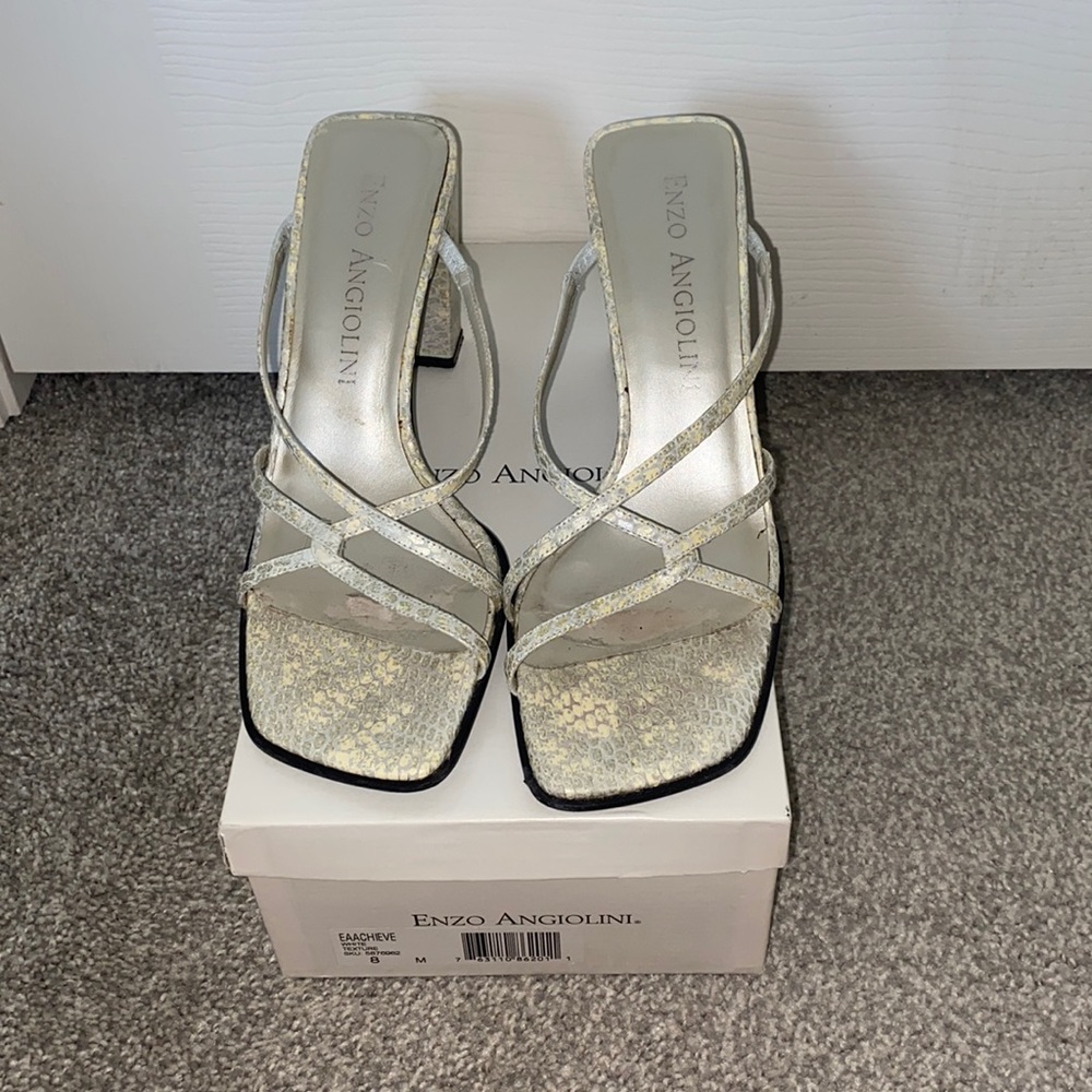 Enzo Angiolini snake sandals